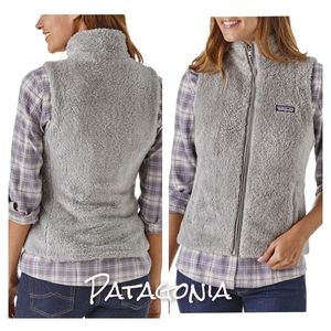 Patagonia Los Gatos Drifter Grey Fleece Vest Size Small (6-8)
